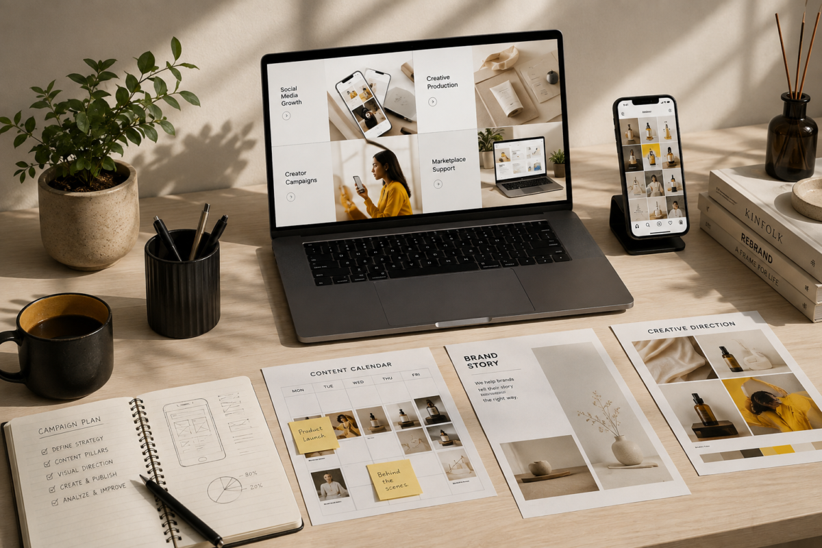 FrameMint creative visual